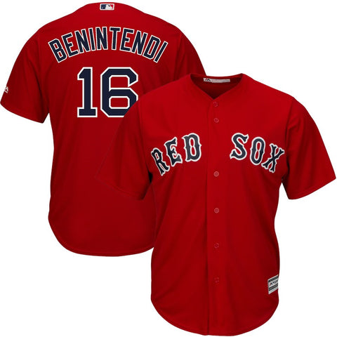 Andrew Benintendi Boston Red Sox Majestic Alternate Official Cool Base Replica Player Jersey