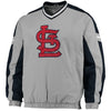 St. Louis Cardinals G-III Sports by Carl Banks Draft Pick V-Neck Pullover Jacket - Gray