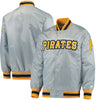 Pittsburgh Pirates Starter Start the Closer Full Snap Jacket - Gray