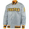 Pittsburgh Pirates Starter Start the Closer Full Snap Jacket - Gray