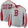 Boston Red Sox G-III Sports by Carl Banks Draft Pick V-Neck Pullover Jacket - Gray