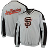 San Francisco Giants G-III Sports by Carl Banks Draft Pick V-Neck Pullover Jacket - Gray