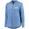 Kansas City Royals Soft as a Grape Women's Plus Size Infield Fly Full Zip Hoodie - Heathered Royal