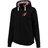 Baltimore Orioles Soft as a Grape Women's Plus Size Pennant Race Full-Zip Hoodie - Black
