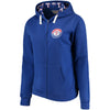 Texas Rangers Soft as a Grape Women's Plus Size Pennant Race Full-Zip Hoodie - Royal