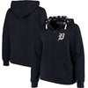 Detroit Tigers Soft as a Grape Women's Plus Size Pennant Race Full-Zip Hoodie - Navy
