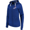 Los Angeles Dodgers Soft as a Grape Women's Line Drive Full-Zip Hoodie - Royal