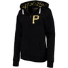 Pittsburgh Pirates Soft as a Grape Women's Line Drive Full-Zip Hoodie - Black