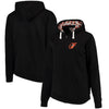 Baltimore Orioles Soft as a Grape Women's Plus Size Pennant Race Full-Zip Hoodie - Black