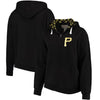 Pittsburgh Pirates Soft as a Grape Women's Plus Size Pennant Race Full-Zip Hoodie - Black