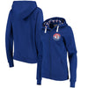 Texas Rangers Soft as a Grape Women's Line Drive Full-Zip Hoodie - Royal