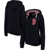Boston Red Sox Soft as a Grape Women's Line Drive Full-Zip Hoodie - Navy