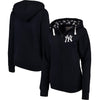 New York Yankees Soft as a Grape Women's Line Drive Full-Zip Hoodie - Navy