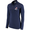 Atlanta Braves Under Armour Women's Space Performance Half-Zip Jacket - Navy