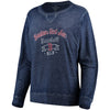 Boston Red Sox Soft as a Grape Women's Home Run Swing Sweatshirt - Navy