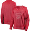 Cincinnati Reds Soft as a Grape Women's Home Run Swing Sweatshirt - Red