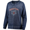 Detroit Tigers Soft as a Grape Women's Home Run Swing Sweatshirt - Navy