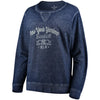 New York Yankees Soft as a Grape Women's Home Run Swing Sweatshirt - Navy