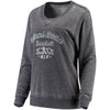 Oakland Athletics Soft as a Grape Women's Home Run Swing Sweatshirt - Gray