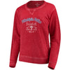 Philadelphia Phillies Soft as a Grape Women's Home Run Swing Sweatshirt - Red