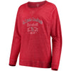 St. Louis Cardinals Soft as a Grape Women's Home Run Swing Sweatshirt - Red