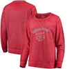 Washington Nationals Soft as a Grape Women's Home Run Swing Sweatshirt - Red