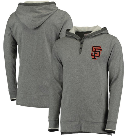 San Francisco Giants Mitchell & Ness Seal The Win Hoodie - Gray