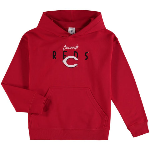 Cincinnati Reds Soft as a Grape Youth Around the Horn Hoodie - Red