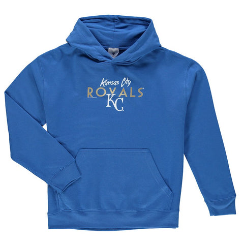 Kansas City Royals Soft as a Grape Youth Around the Horn Hoodie - Royal