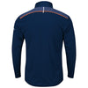 Detroit Tigers Majestic Big & Tall 643 Half-Zip Pullover Jacket - Navy