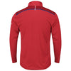 Philadelphia Phillies Majestic Big & Tall 643 Half-Zip Pullover Jacket - Red