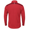 St. Louis Cardinals Majestic Big & Tall 643 Half-Zip Pullover Jacket - Red