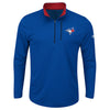 Toronto Blue Jays Majestic Big & Tall 643 Half-Zip Pullover Jacket - Royal