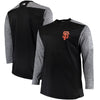 San Francisco Giants Majestic Big & Tall On-Field Tech Fleece Sweatshirt - Black/Gray
