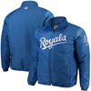 Kansas City Royals Majestic Big & Tall On-Field Premier Full-Zip Jacket - Royal