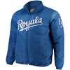 Kansas City Royals Majestic Big & Tall On-Field Premier Full-Zip Jacket - Royal