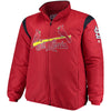 St. Louis Cardinals Majestic Big & Tall On-Field Premier Full-Zip Jacket - Red