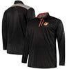 Baltimore Orioles Majestic Big & Tall 643 Half-Zip Pullover Jacket - Black