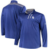 Los Angeles Dodgers Majestic Big & Tall 643 Half-Zip Pullover Jacket - Royal