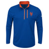 New York Mets Majestic Big & Tall 643 Half-Zip Pullover Jacket - Royal