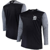 Detroit Tigers Majestic Big & Tall On-Field Tech Fleece Sweatshirt - Navy/Gray