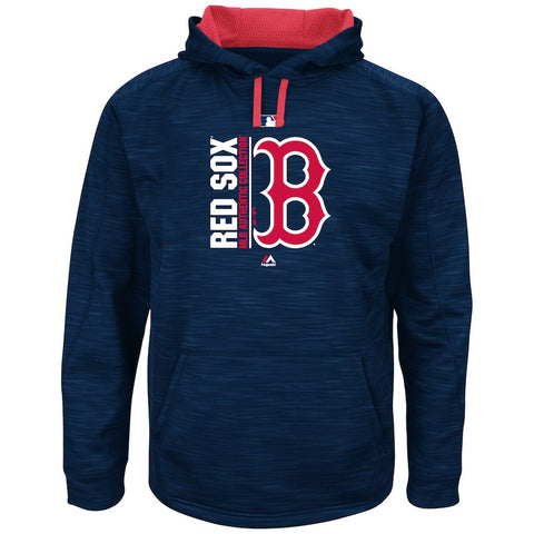 Boston Red Sox Majestic Big & Tall Team Icon Streak Hoodie - Navy