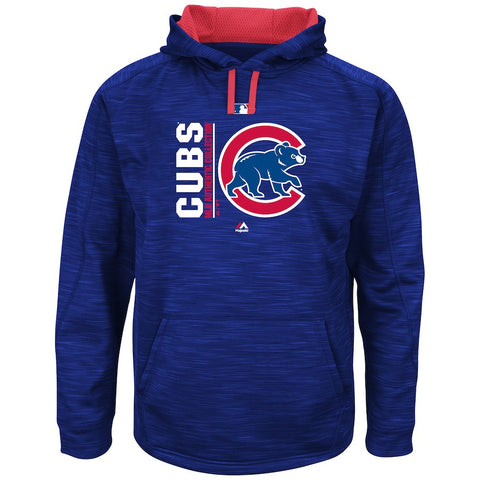 Chicago Cubs Majestic Big & Tall Team Icon Streak Hoodie - Royal