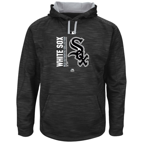Chicago White Sox Majestic Big & Tall Team Icon Streak Hoodie - Black
