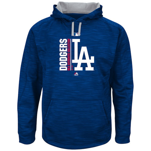 Los Angeles Dodgers Majestic Big & Tall Team Icon Streak Hoodie - Royal