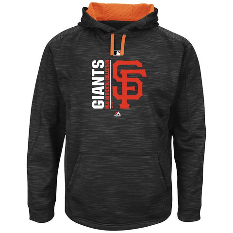 San Francisco Giants Majestic Big & Tall Team Icon Streak Hoodie - Black