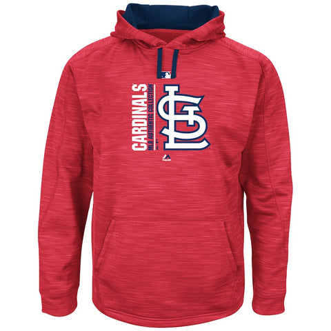 St. Louis Cardinals Majestic Big & Tall Team Icon Streak Hoodie - Red