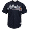 Freddie Freeman Atlanta Braves Majestic Big & Tall Alternate Cool Base Replica Player Jersey - Navy