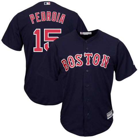 Dustin Pedroia Boston Red Sox Majestic Big & Tall Alternate Cool Base Replica Player Jersey