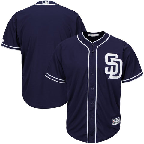 San Diego Padres Majestic Big & Tall Alternate Cool Base Replica Team Jersey - Navy